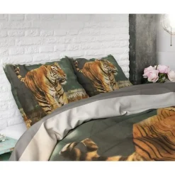 Dekbedovertrekken*Beddenbriljant Nature Tiger Taupe