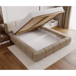 Bed Met Opbergruimte|Gestoffeerd Bed*Beddenbriljant Opberg Bed Coco – Luxe Bekleding | Kies je kleur