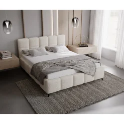 Bed Met Opbergruimte|Gestoffeerd Bed*Beddenbriljant Opberg Bed Nola – Luxe Bekleding | Kies je kleur