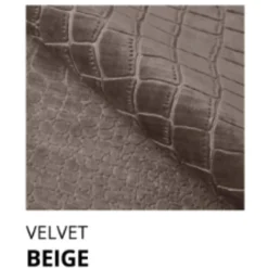 Boxspring Met Opbergruimte*Beddenbriljant OP=OP Opberg Boxspring Velvet Croco - 180 x 200 Velvet Beige | Incl. Voetbord met TV-Lift + Stevig Pocketvering 500 veren m2