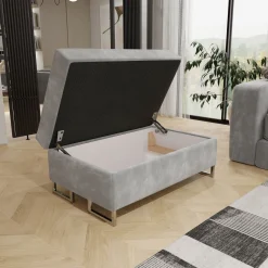 Poefs*Beddenbriljant OP=OP Poef opbergruimte Sem | Naturel Beige