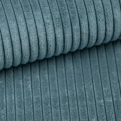 Poso*Beddenbriljant Poso 26 - Ribstof Aqua Blauw
