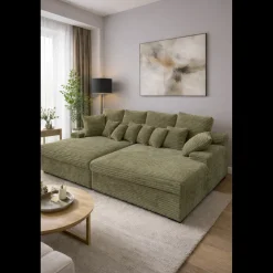Zitbanken*Beddenbriljant Relaxbank Lugano 4-zits
