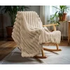 Bedspreien*Beddenbriljant Rib Rabbit Fur - plaid Zand (150 x 200)