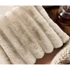 Accessoires*Beddenbriljant Rib Rabbit Fur - sierkussen Zand (50 x 50)