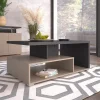 Salontafels*Beddenbriljant Salontafel Serta - Antraciet/Taupe