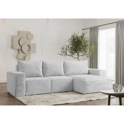 L-Banken|Loungebanken*Beddenbriljant Slaapbank Lecce met Opbergruimte | Loungebank