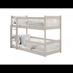 Kinderbed*Beddenbriljant Stapelbed Bram - Taupe - Direct Leverbaar!