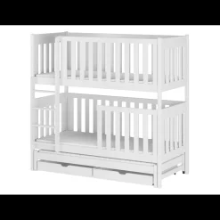 Kinderbed*Beddenbriljant Stapelbed Emiel - Wit - Direct Leverbaar!