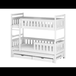 Kinderbed*Beddenbriljant Stapelbed Kobe - Wit - Direct Leverbaar!