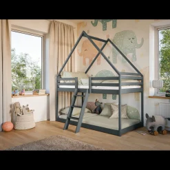 Stapelbed|Kinderbed*Beddenbriljant Stapelbed met Dakje Sven - Kinderbed - Leverbaar in 6 kleuren!