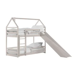 Stapelbed|Kinderbed*Beddenbriljant Stapelbed met Glijbaan Pleun - Leverbaar in 8 Kleuren!