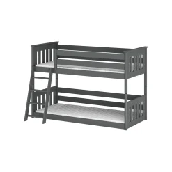 Stapelbed|Kinderbed*Beddenbriljant Stapelbed met Ladder Kas - 2-persoons - Kinderbed (incl. hekje) - Leverbaar in 8 kleuren!