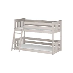 Stapelbed|Kinderbed*Beddenbriljant Stapelbed met Ladder Kas - 2-persoons - Kinderbed (incl. hekje) - Leverbaar in 8 kleuren!