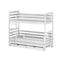 Stapelbed|Kinderbed*Beddenbriljant Stapelbed met Lade Luuk - 3-persoons - Kinderbed - Leverbaar in 8 kleuren!