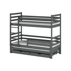 Stapelbed|Kinderbed*Beddenbriljant Stapelbed met Lade Luuk - 3-persoons - Kinderbed - Leverbaar in 8 kleuren!