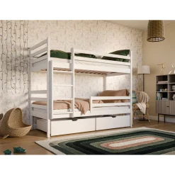 Stapelbed|Kinderbed*Beddenbriljant Stapelbed met Lade Nino - 2-persoons - Kinderbed - Leverbaar in 8 kleuren!