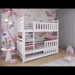 Stapelbed|Kinderbed*Beddenbriljant Stapelbed Olga - 3-persoons - Leverbaar in 8 kleuren!