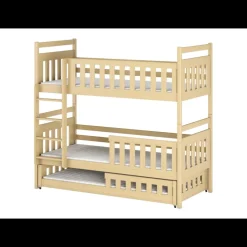 Stapelbed|Kinderbed*Beddenbriljant Stapelbed Olga - 3-persoons - Leverbaar in 8 kleuren!