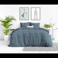 Dekbedovertrekken*Beddenbriljant Stone washed Blauw