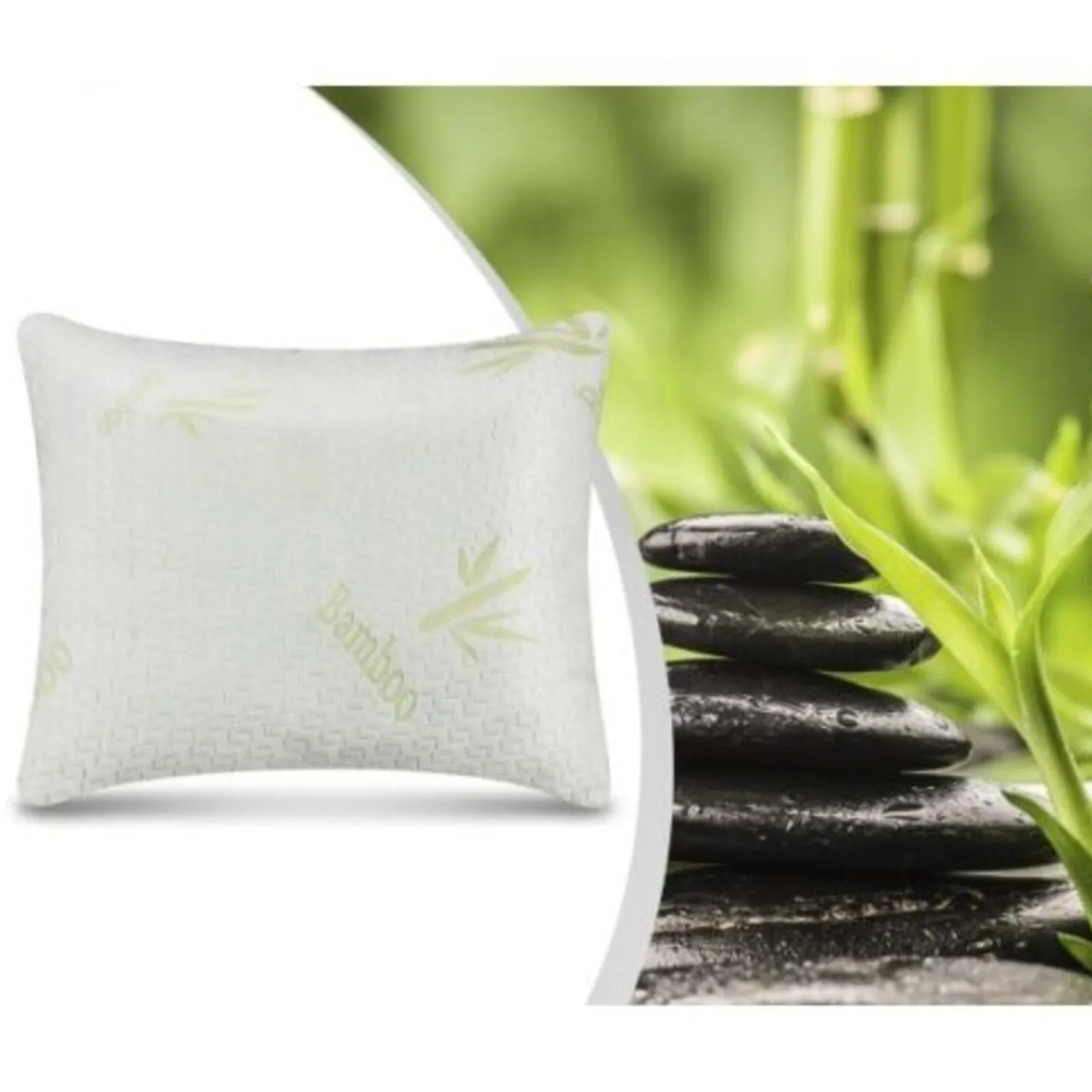 Hoofdkussens*Beddenbriljant Swiss Bamboo Pillow | Visco Gel Chips (memory foam)