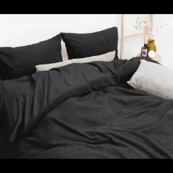 Dekbedovertrekken*Beddenbriljant Teddy Katoen Antraciet