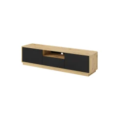 Tv Meubels*Beddenbriljant TV-meubel Asmund - 2-deurs incl. lade - Wotan Eiken