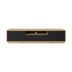 Tv Meubels*Beddenbriljant TV-meubel Asmund - 2-deurs incl. lade - Wotan Eiken v2