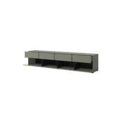 Tv Meubels*Beddenbriljant TV-meubel Crotone - 4-kleps incl. 4 lades - Groen