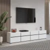 Tv Meubels*Beddenbriljant TV-meubel Crotone - 4-kleps incl. 4 lades - Wit