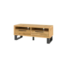 Tv Meubels*Beddenbriljant TV-meubel Halmstad - 2 lades - Wotan Eiken