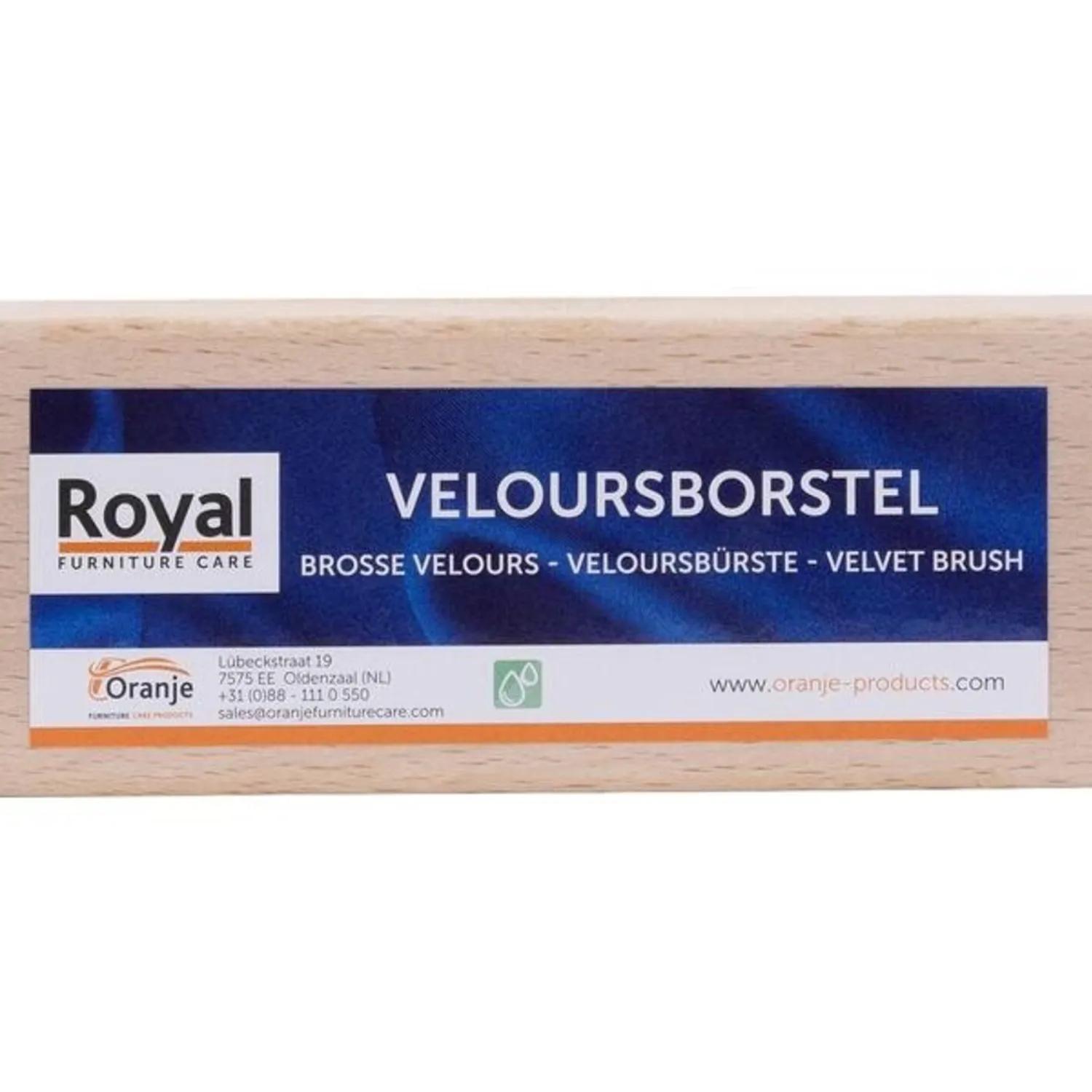 Onderhoud & Bescherming|Accessoires*Beddenbriljant Veloursborstel | voor Velvet Stoffen en meubels