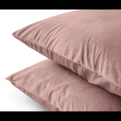 Kussenslopen*Beddenbriljant Velvet 2 in 1 kussenslopen Oud Roze 60 x 70