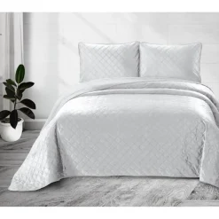 Bedspreien*Beddenbriljant Velvet Classico White