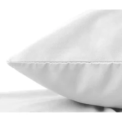Kussenslopen*Beddenbriljant Velvet Kussensloop Fluweel Wit (2 in 1)