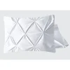 Kussenslopen*Beddenbriljant Velvet Pintuck Kussensloop Fluweel Wit (2 in 1)