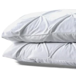 Kussenslopen*Beddenbriljant Velvet Pintuck Kussensloop Fluweel Wit (2 in 1)