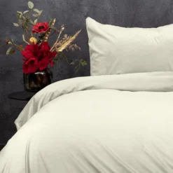 Dekbedovertrekken*Beddenbriljant Velvet Uni Dekbedovertrek Creme