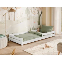 Kinderbed*Beddenbriljant Vloerbed Fin - Wit - Direct Leverbaar!