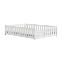 Kinderbed*Beddenbriljant Vloerbed Lex - Wit - Direct Leverbaar!