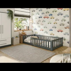 Kinderbed*Beddenbriljant Vloerbed Owen - Verschillende maten & kleuren - Direct Leverbaar!
