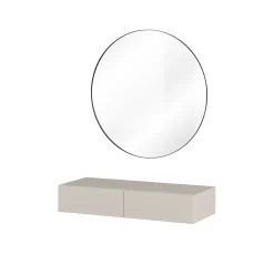 Kaptafels*Beddenbriljant Wandkaptafel Jura - Taupe