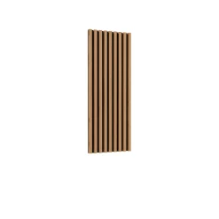 Wandkasten*Beddenbriljant Wandpaneel Celano - Verticaal - Wotan Eiken / Zwart