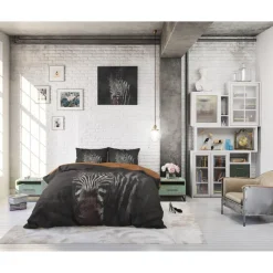 Dekbedovertrekken*Beddenbriljant Zebra Mansion Black