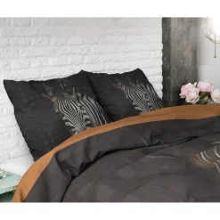 Dekbedovertrekken*Beddenbriljant Zebra Mansion Black